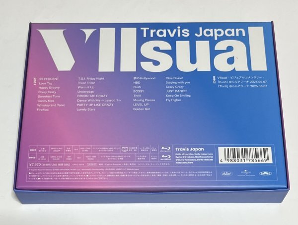 【美品】 Travis Japan Blu-ray Concert Tour 2025 VIIsual 完全生産限定盤 Visual #B934_画像3