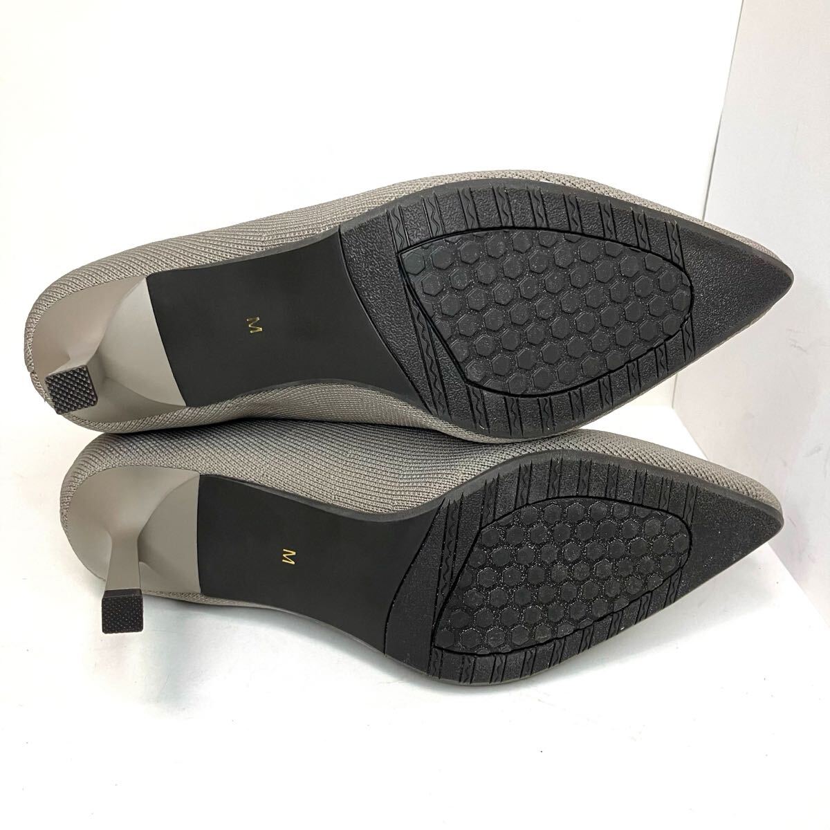 RANDA ランダ ショートブーツ ソフトストレッチニットソックスブーツ グレー Mサイズ 未使用品_画像8