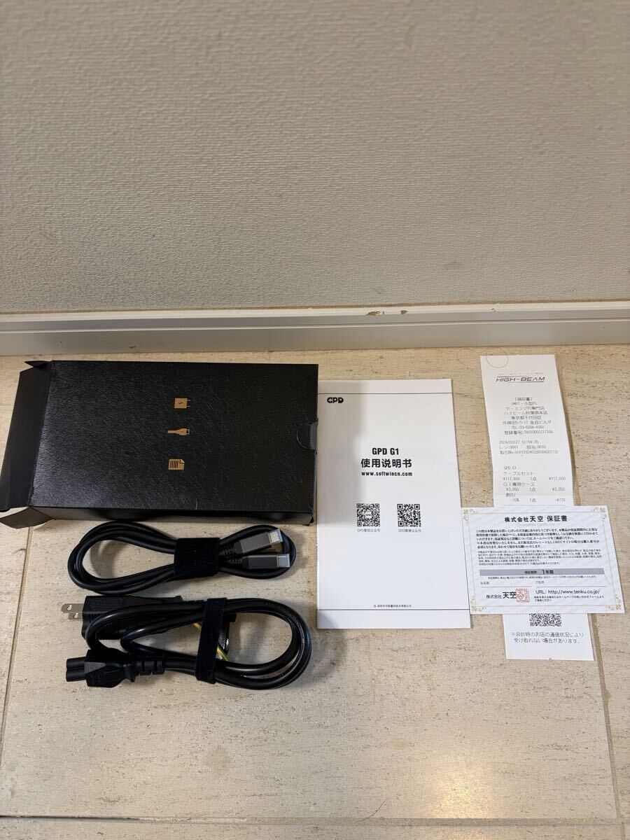 中古 2024 GPD G1外付けグラフィックボード eGPU RX7600M XT _画像5
