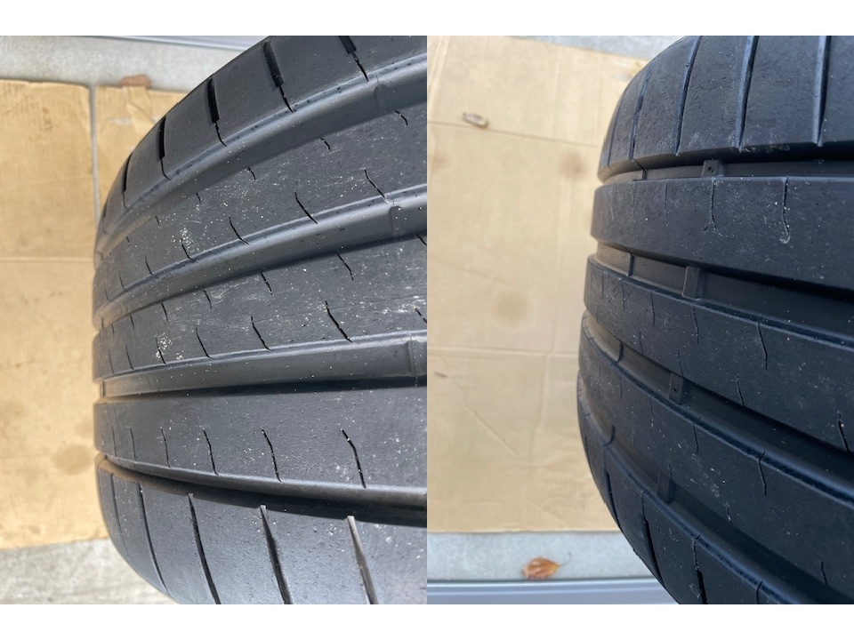 中古(2022年製)BRIDGESTONE ブリヂストン POTENZA SPORT ポテンザ スポーツ 245/30ZR20 90Y タイヤのみ2本_画像5
