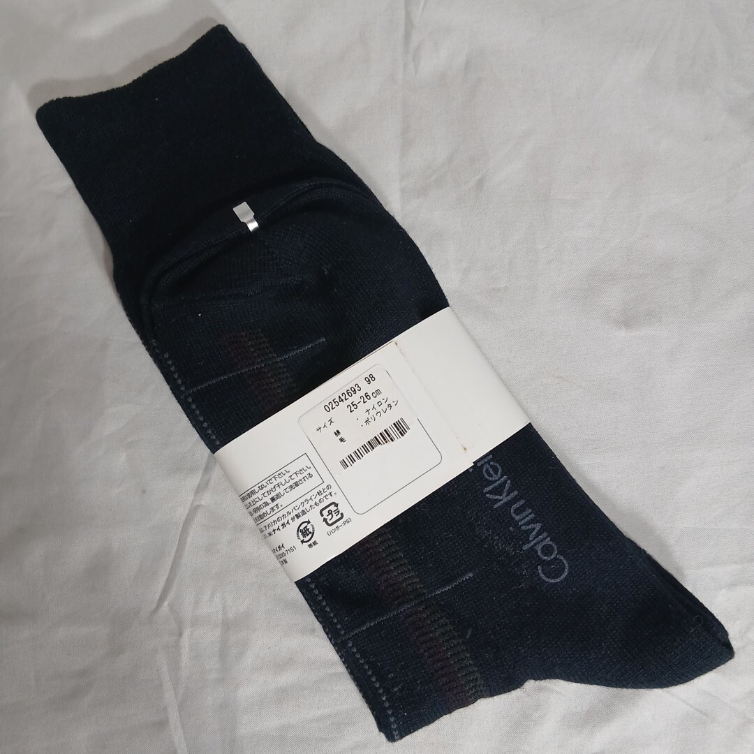 カルバンクライン　 靴下　25～26cm　チェック柄　未使用_画像4
