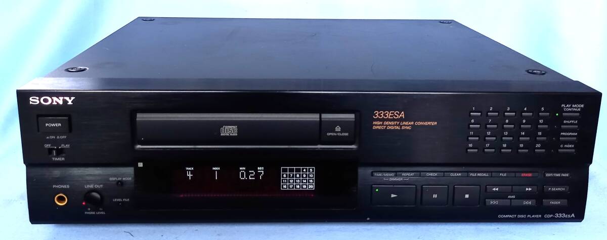 ＳＯＮＹ◆ＣＤＰ－３３３ＥＳＡ　ＣＤプレイヤー◆動作確認済み_画像1