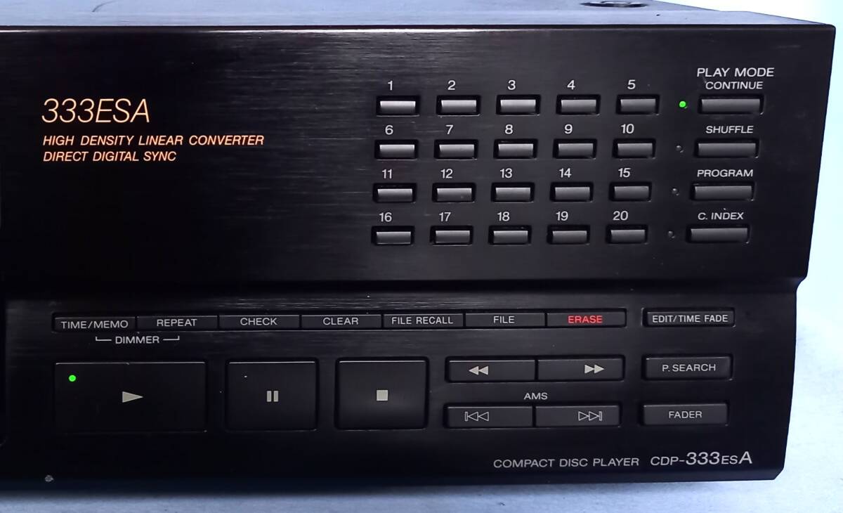 ＳＯＮＹ◆ＣＤＰ－３３３ＥＳＡ　ＣＤプレイヤー◆動作確認済み_画像3