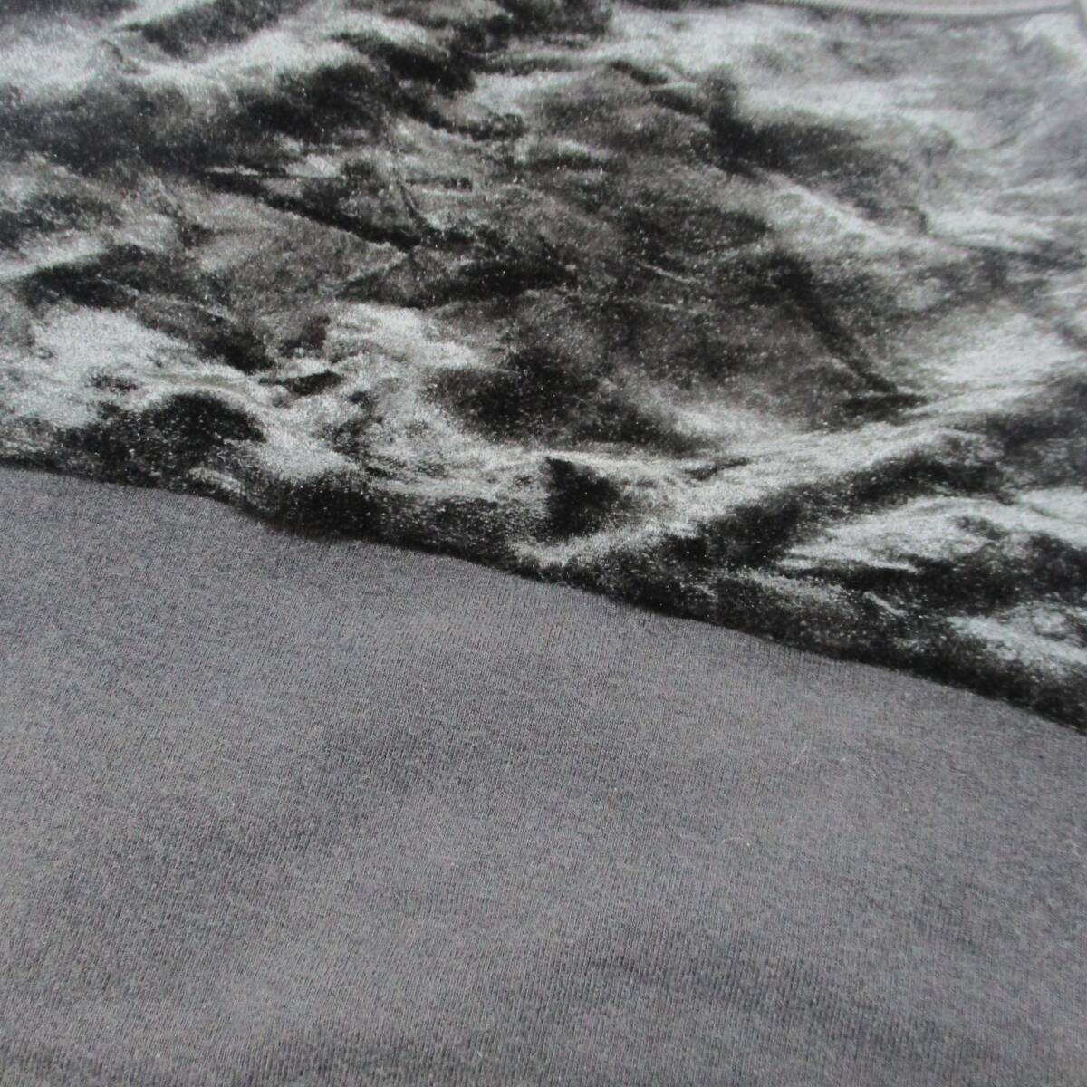 c5902★MALAKHOV by Chacott キャミソールレオタード 黒 ベロア バッククロスストラップ 130Jサイズ 女子 レディース バレエ 衣装 記名あり_画像5