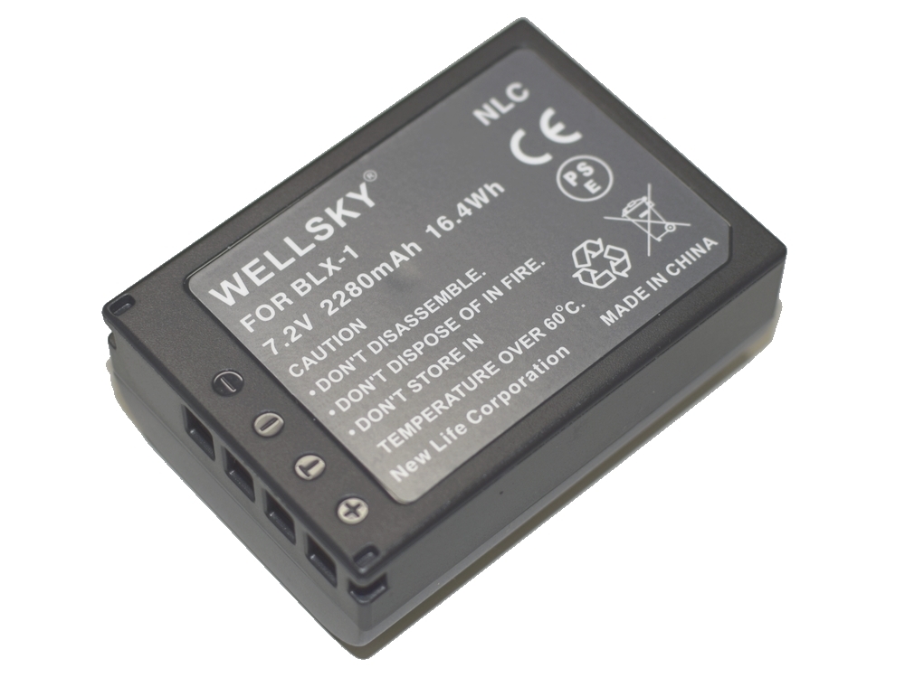 BLX-1 互換バッテリー 純正品と同じよう使用可能 残量表示可能 Olympus オリンパス 一眼レフカメラ OM SYSTEM OM-1 / OM SYSTEM OM-3_画像2