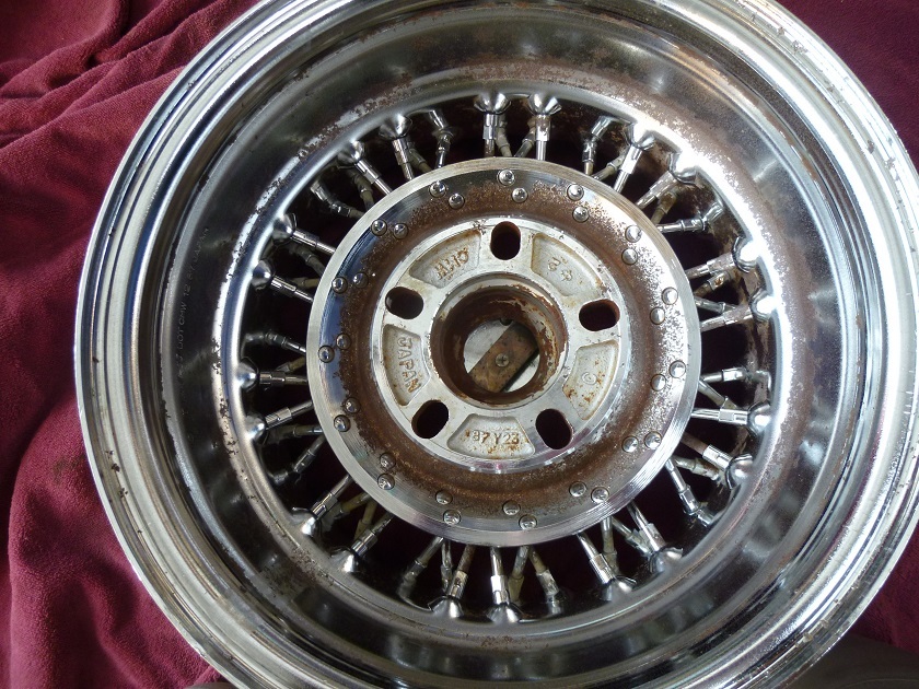 クレ－ガ－ワイヤ－旧車/14×7J/5穴/2本のみ_画像8