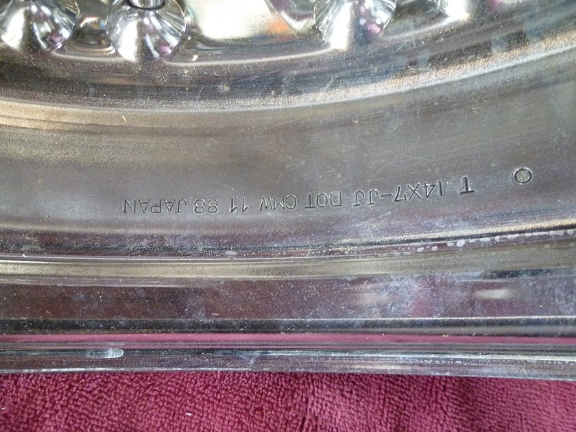 クレ－ガ－ワイヤ－旧車/14×7J/5穴/2本のみ_画像10