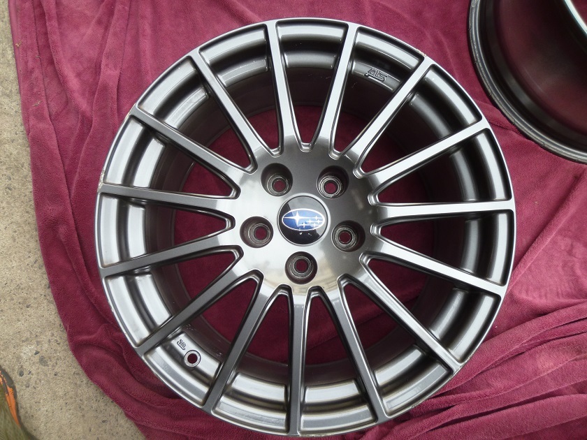 スバル純正/STI/エンケイ18-8.5/114.3/５穴＋55/4本セット_画像2