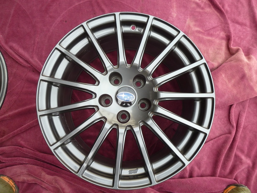スバル純正/STI/エンケイ18-8.5/114.3/５穴＋55/4本セット_画像3