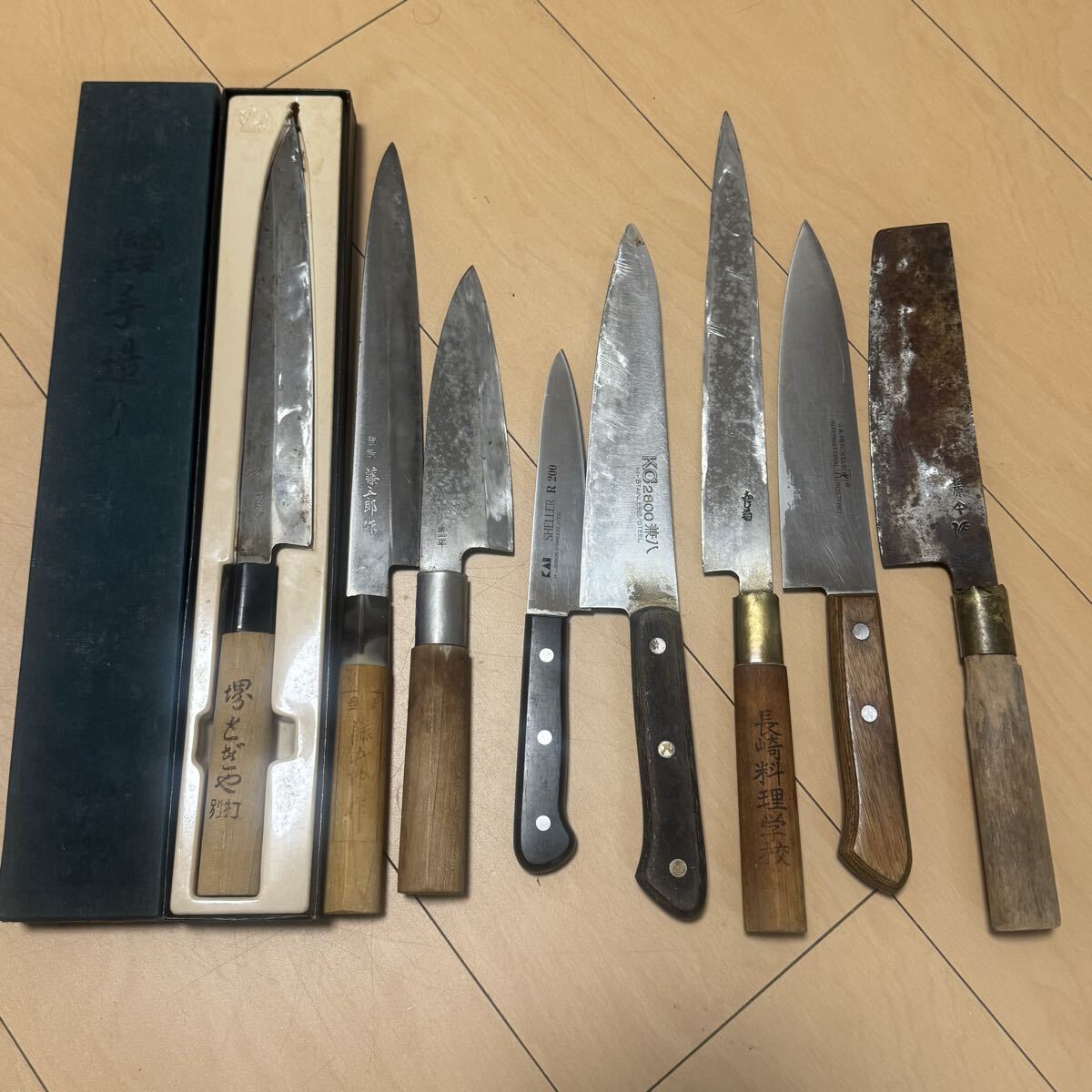  кухонный нож суммировать Sakai один flat глициния ..... кухонный нож кулинария кухонный нож рыборазделочный нож Sakai японский кухонный нож кухонная утварь режущий инструмент Matsubara кухонный нож комплект 