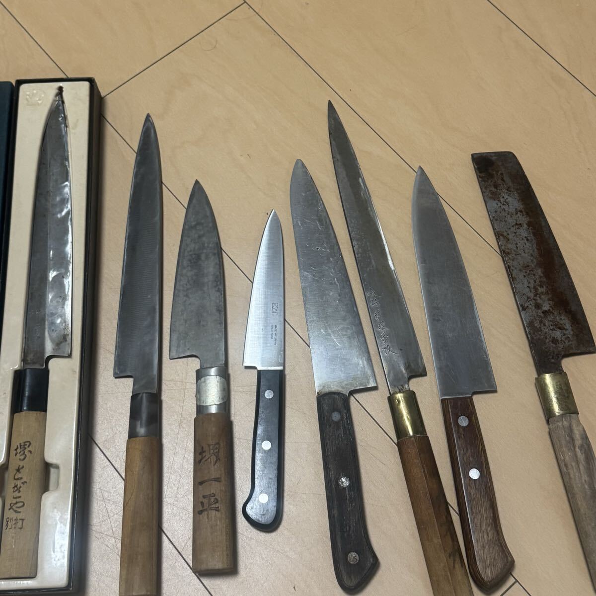  кухонный нож суммировать Sakai один flat глициния ..... кухонный нож кулинария кухонный нож рыборазделочный нож Sakai японский кухонный нож кухонная утварь режущий инструмент Matsubara кухонный нож комплект 