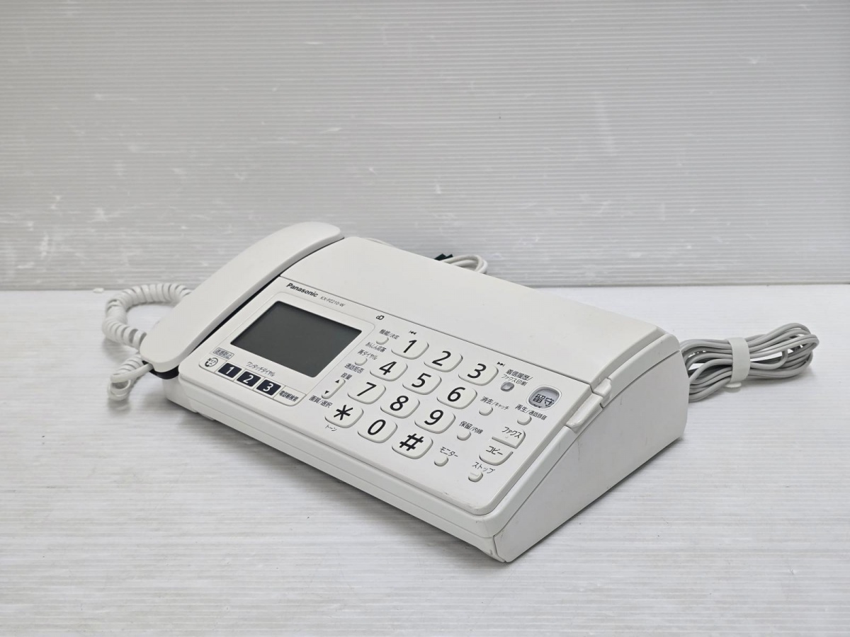 [ б/у товар ] Panasonic Panasonic телефонный аппарат FAX факс KX-PZ210-W 0YR-194780