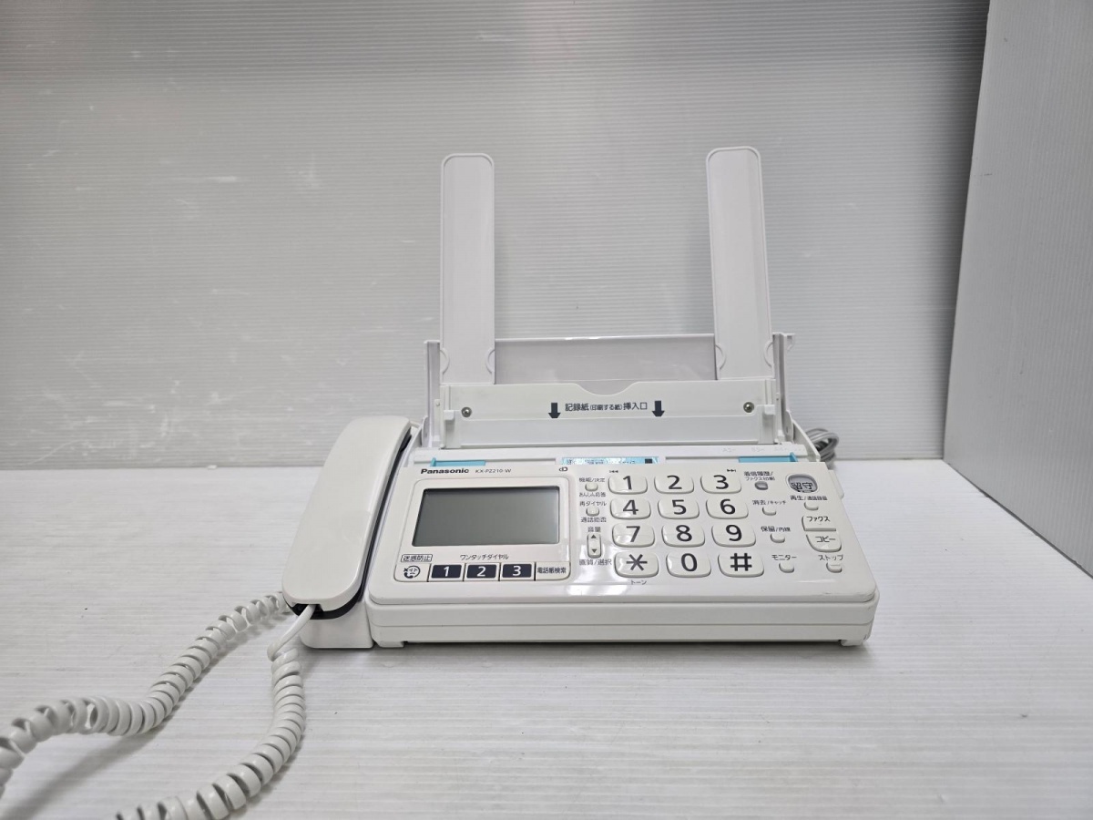 [ б/у товар ] Panasonic Panasonic телефонный аппарат FAX факс KX-PZ210-W 0YR-194780