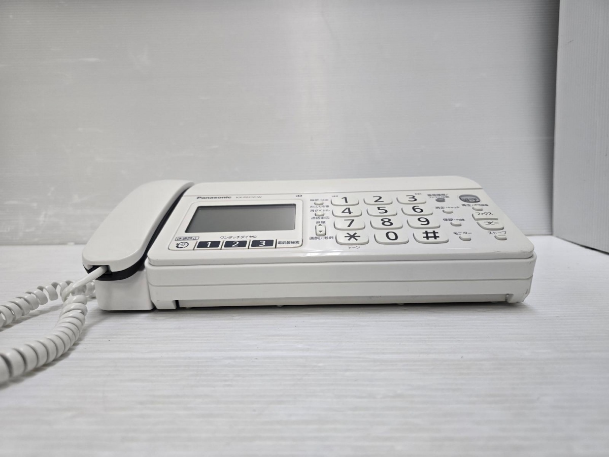 [ б/у товар ] Panasonic Panasonic телефонный аппарат FAX факс KX-PZ210-W 0YR-194780