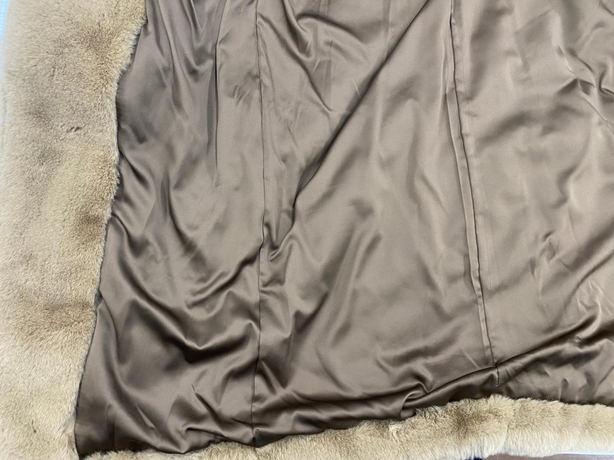 [ б/у товар ] Jeanasis JEANASIS объем мех no color пальто свободный размер 0YR-166570