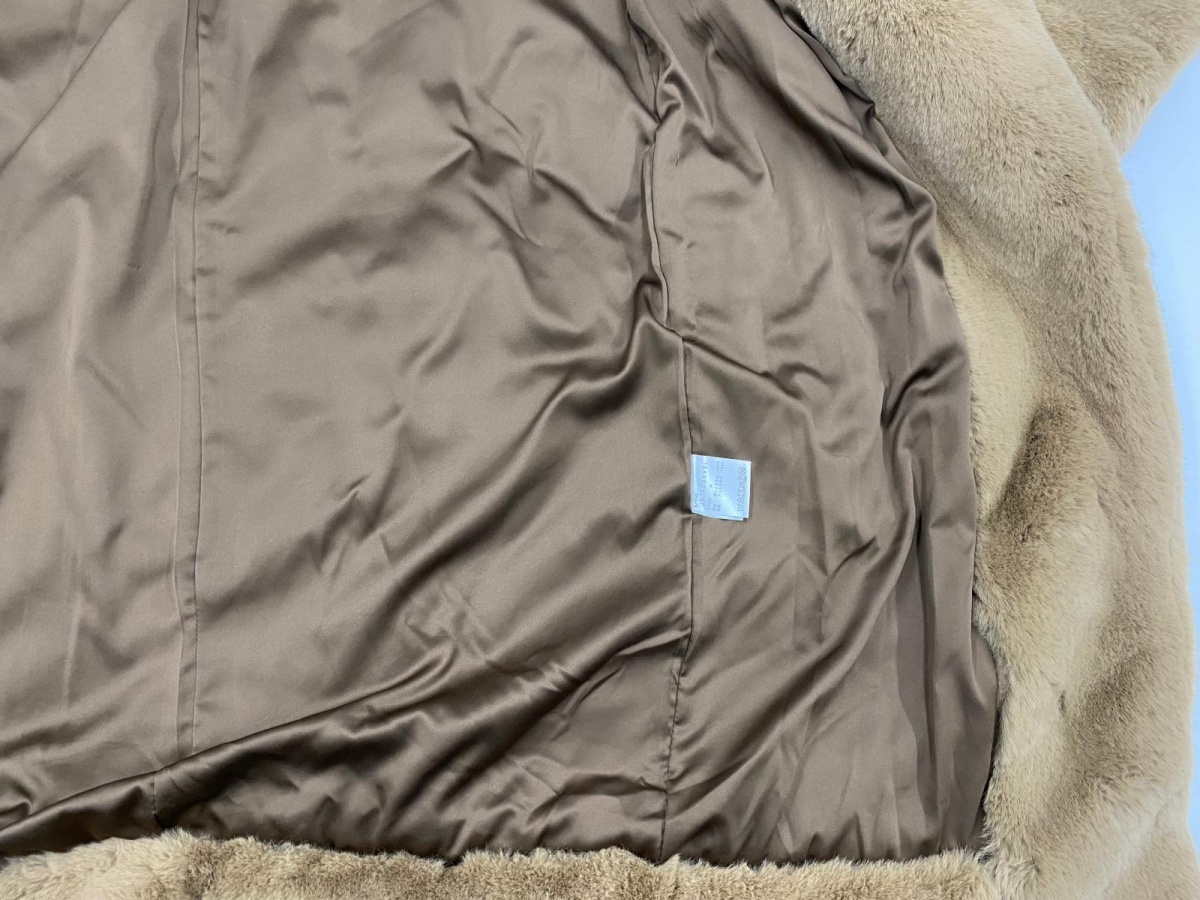 [ б/у товар ] Jeanasis JEANASIS объем мех no color пальто свободный размер 0YR-166570