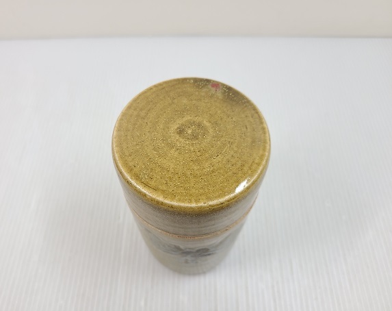 [ не использовался выставленный товар ] небо . гора. .. керамика банка для чая 0YR-167730