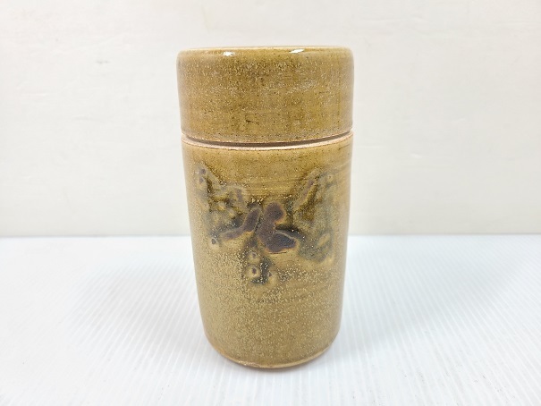 [ не использовался выставленный товар ] небо . гора. .. керамика банка для чая 0YR-167730