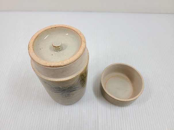 [ не использовался выставленный товар ] небо . гора. .. керамика банка для чая 0YR-167730