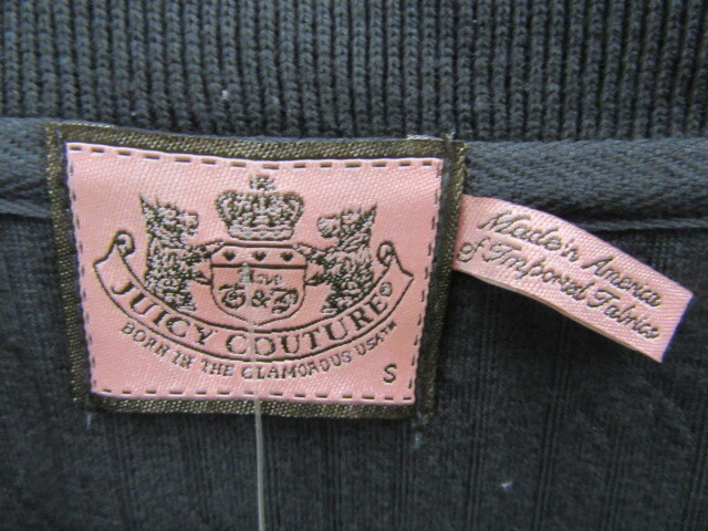 〇1263〇ジューシークチュール JUICY COUTURE ワンピース ブラック S表記 未使用 タグ付き_画像3