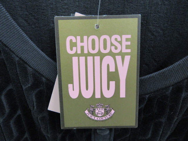 〇1263〇ジューシークチュール JUICY COUTURE ワンピース ブラック S表記 未使用 タグ付き_画像4