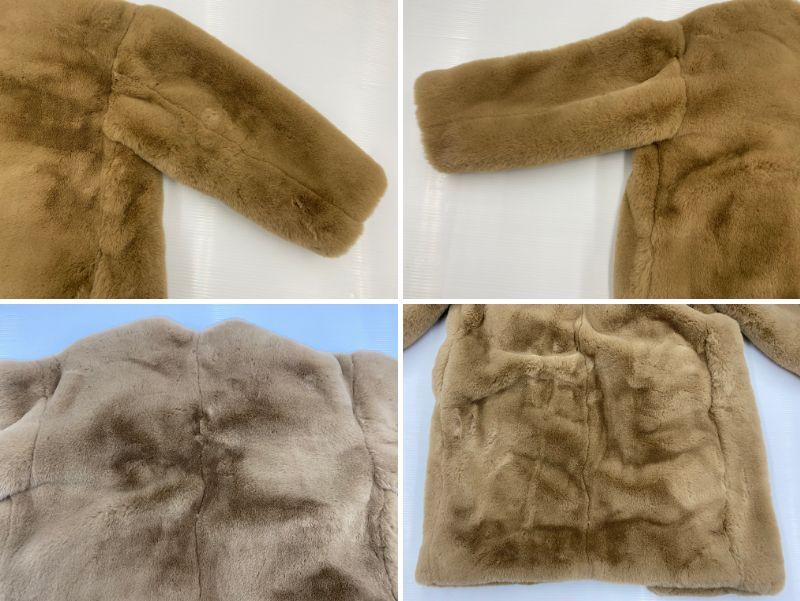 [ б/у товар ] Jeanasis JEANASIS объем мех no color пальто свободный размер 0YR-166570