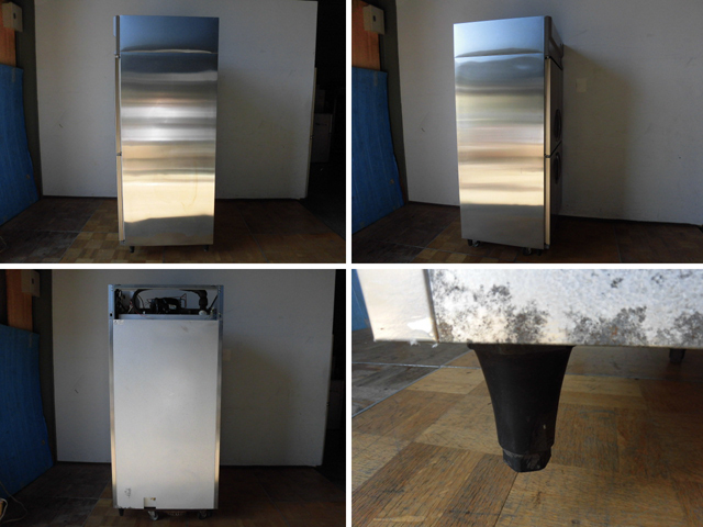  б/у кухня для бизнеса Fukushima канава Ray север .4 поверхность морозилка KARD-094FM( модифицировано ) 782L центральная стойка отсутствует 100V W900×D800×H1950mm магазин 2018 год 