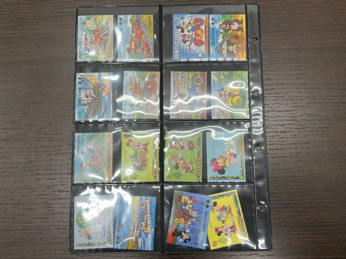#1926 海外切手 ディズニー切手 まとめ 128枚 消印なし ディズニーデザイン コレクション 現状品_画像10