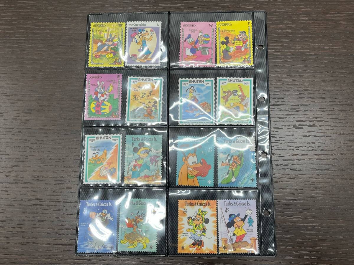 #1926 海外切手 ディズニー切手 まとめ 128枚 消印なし ディズニーデザイン コレクション 現状品_画像4
