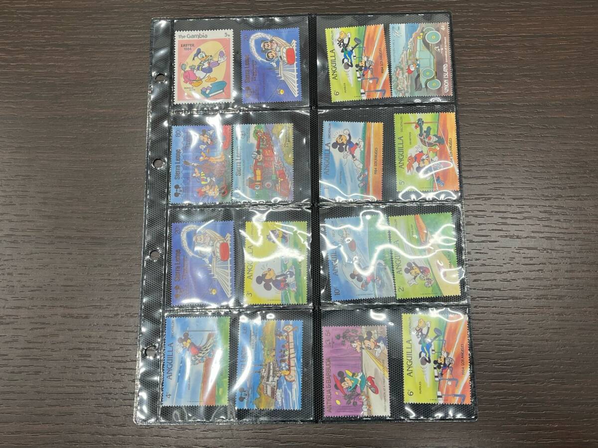 #1926 海外切手 ディズニー切手 まとめ 128枚 消印なし ディズニーデザイン コレクション 現状品_画像7