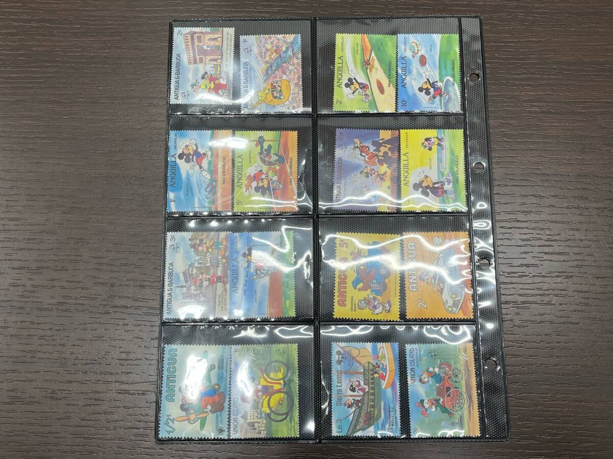 #1926 海外切手 ディズニー切手 まとめ 128枚 消印なし ディズニーデザイン コレクション 現状品_画像8