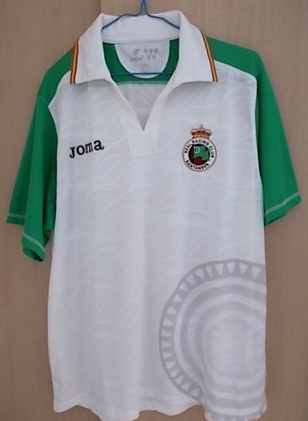 【古着正規品】ラシン・サンタンデール（H）ユニフォーム　UEFAカップモデル　08/09年　スペイン　_画像1