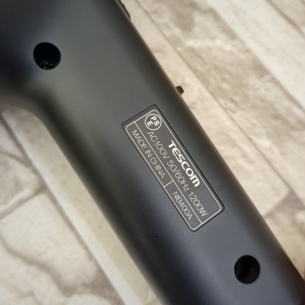 0711x1406 テスコム ドライヤー Nobby by TESCOM プロフェッショナルプロテクトイオン 冷温風 ラク抜きプラグ NIB400A-K ※同梱不可_画像9