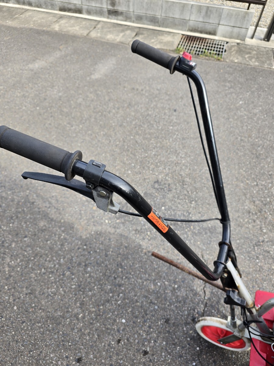 【JUNK】HONDA FG201 耕うん機 プチな ホンダ エンジンかかるが刃が回らない ジャンク品 管理機_画像6