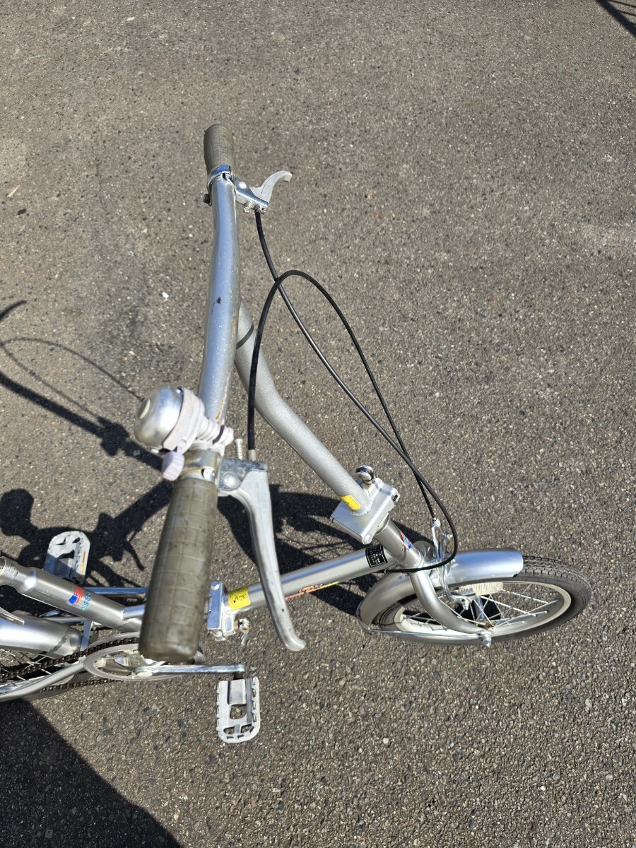折りたたみ自転車 great river 16インチ シルバー MISHIMA おしゃれ_画像5