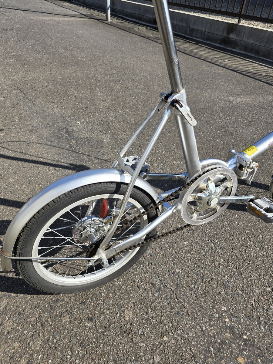 折りたたみ自転車 great river 16インチ シルバー MISHIMA おしゃれ_画像9