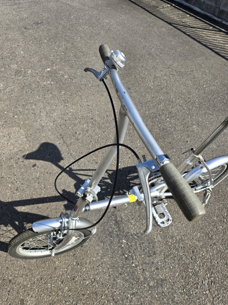 折りたたみ自転車 great river 16インチ シルバー MISHIMA おしゃれ_画像4