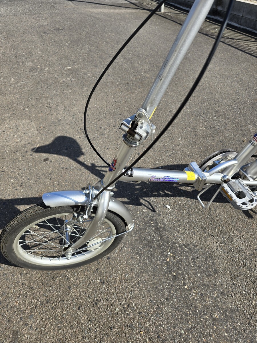 折りたたみ自転車 great river 16インチ シルバー MISHIMA おしゃれ_画像7