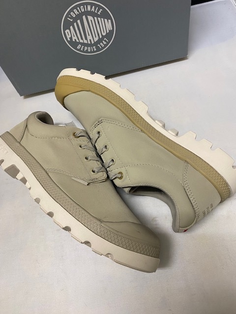 【訳あり新品】PALLADIUM PAMPA OX PUDDLE LIGHT + WPM 77293-261 TUFFET US9.0 27.0cm パラディウム パンパ ローカット タフェット_画像6