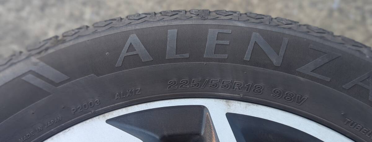 スバル XV GT系 純正18インチアルミホイール＋ブリヂストン アレンザLX100タイヤ4本セット_画像7
