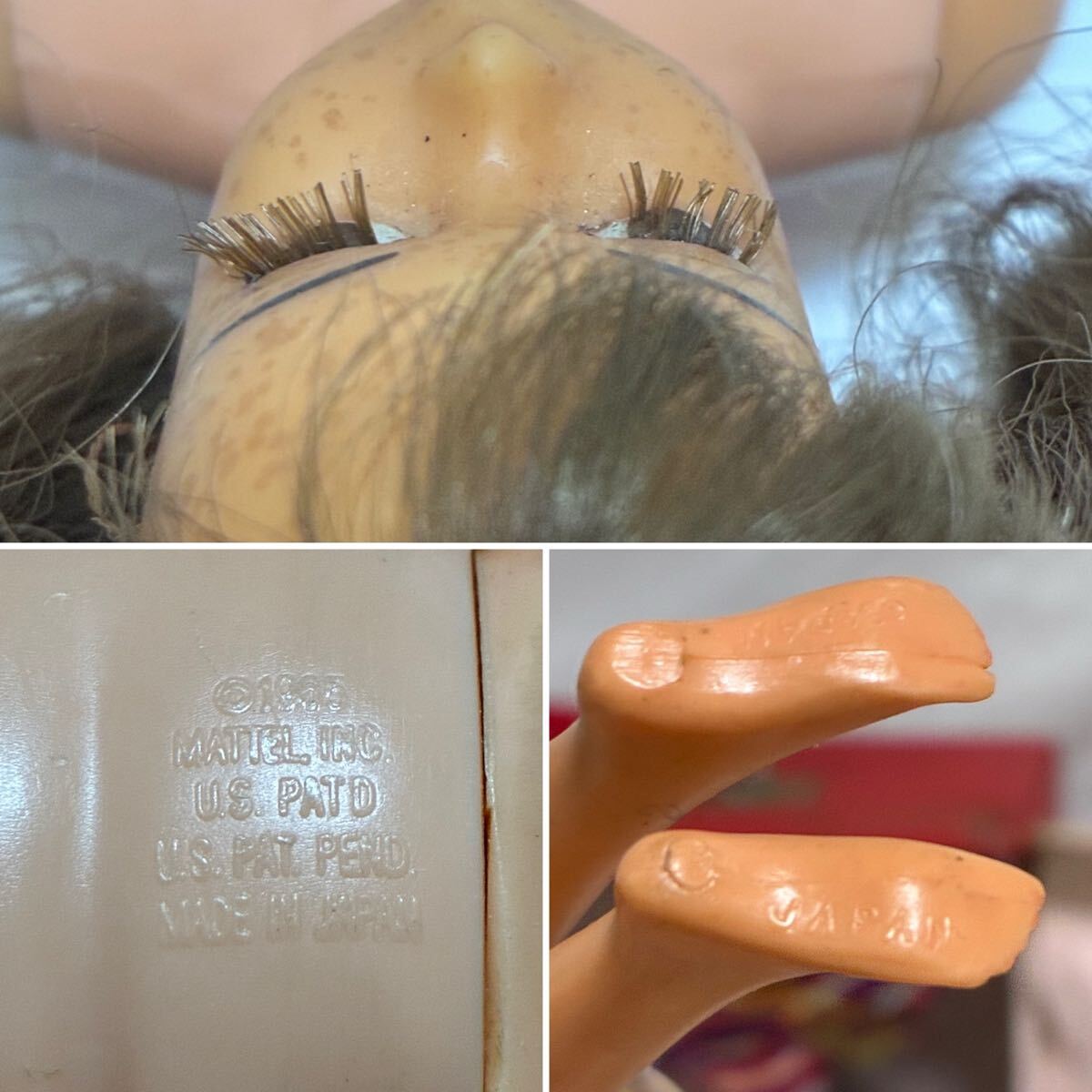 R301 当時物 MATTEL マテル バービー Barbie フランシー FRANCIE 1965年 SKIPPER サンディちゃん ドールケース付 旧タカラ 抱っこちゃん_画像5