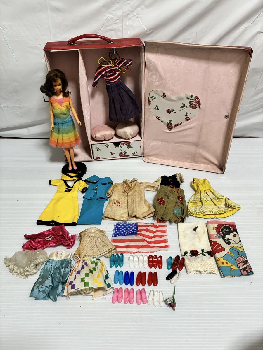 R301 当時物 MATTEL マテル バービー Barbie フランシー FRANCIE 1965年 SKIPPER サンディちゃん ドールケース付 旧タカラ 抱っこちゃん_画像1