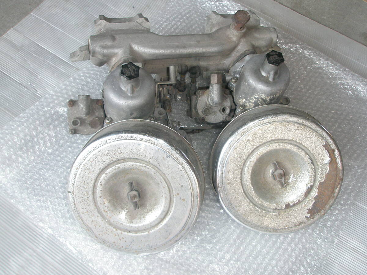 車種 不明 SUツイン キャブレター いすず用? 画像で判断できるかたどうぞ。サイズに関する質問はご遠慮ください。117クーペ _画像1