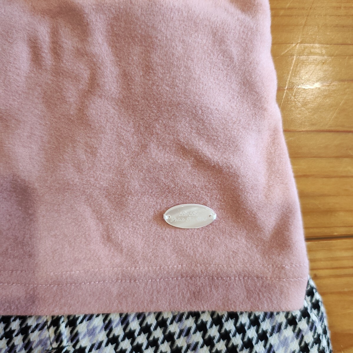 べべ　bebe 140cm 長袖 カットソー トップス 微起毛_画像5