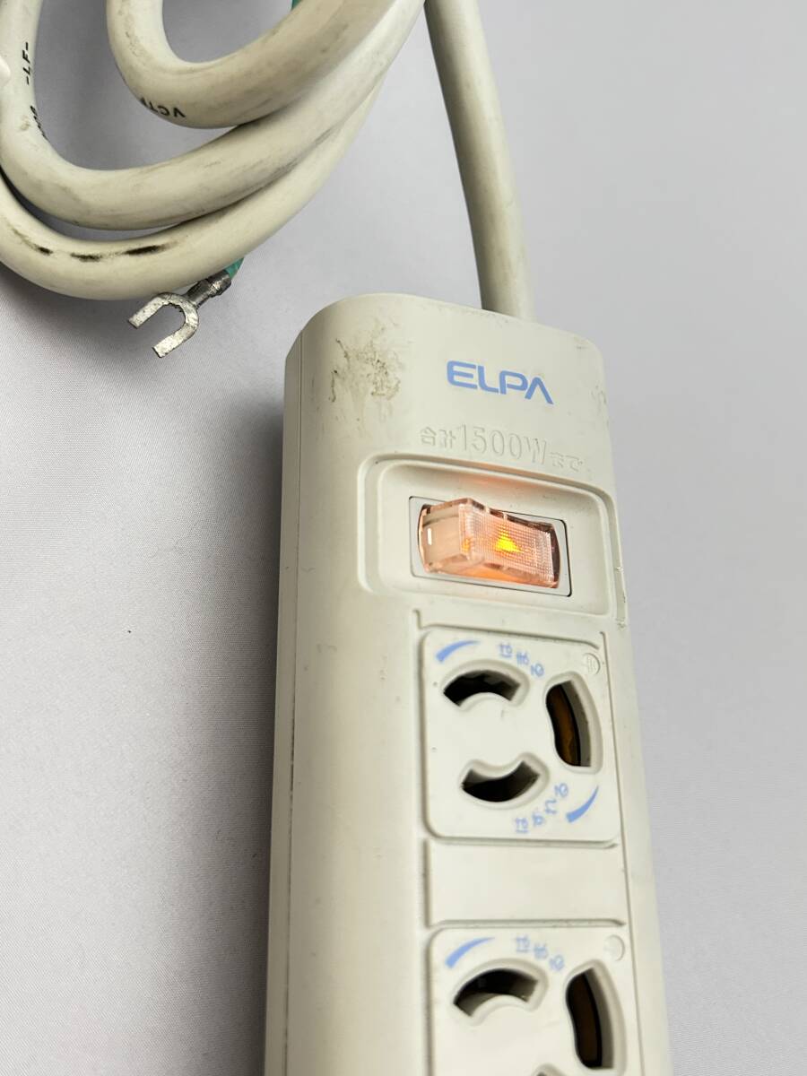 ② ELPA 電源タップ ７個口 マグネット付き タップ タップスイッチ 延長コード OAタップ_画像5