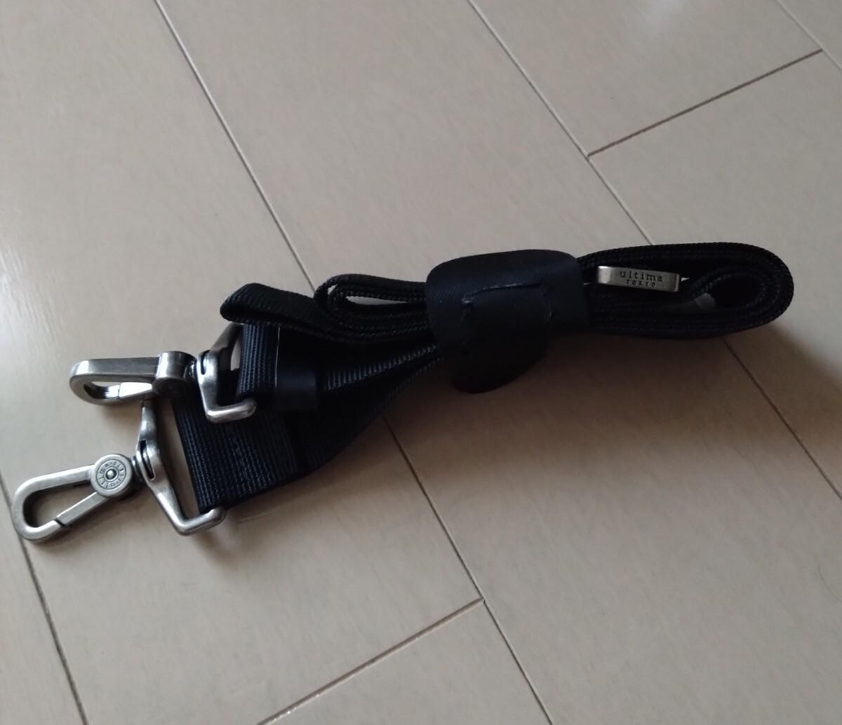 ace エース ultima tokyo ビジネスバッグの ショルダーストラップ 黒♪ストラップ 肩ひも ショルダーベルト_画像2