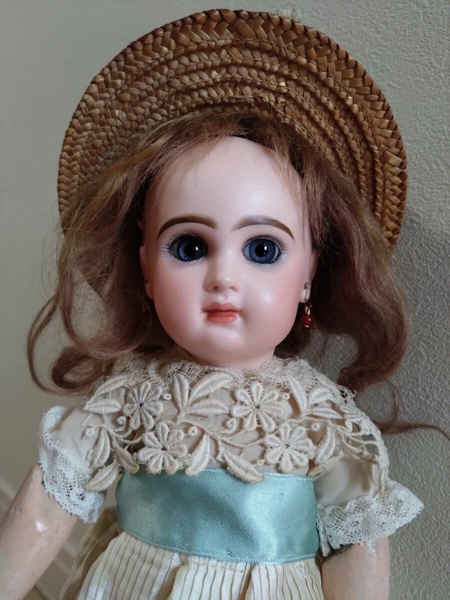 ♪小さな可愛いテートジュモー 4号 TETE JUMEAU♪アンティークドール ビスクドール 大きなゴーチェやエデンべべのお持たせにも ジュモー_画像7