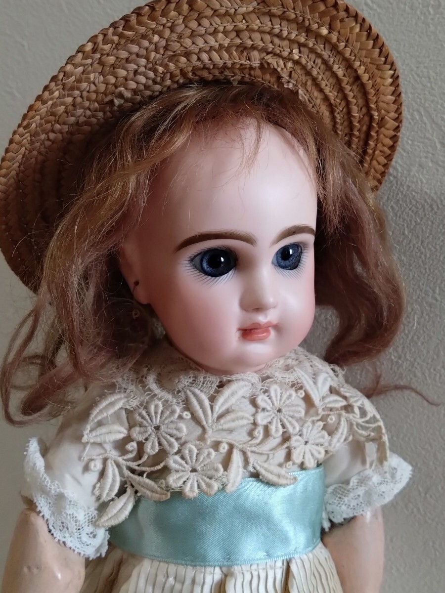 ♪小さな可愛いテートジュモー 4号 TETE JUMEAU♪アンティークドール ビスクドール 大きなゴーチェやエデンべべのお持たせにも ジュモー_画像8