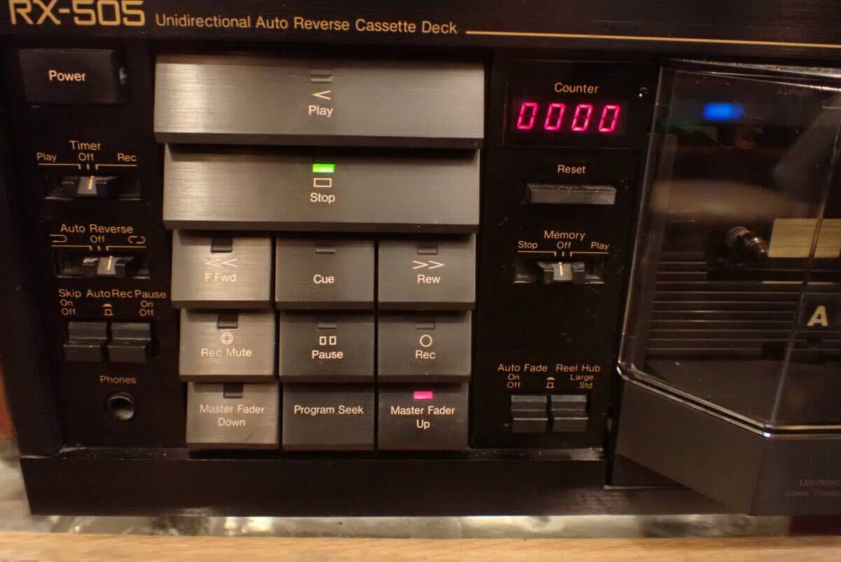【中古】Nakamichi RX-505 カセットデッキ 取扱説明書付き_画像7