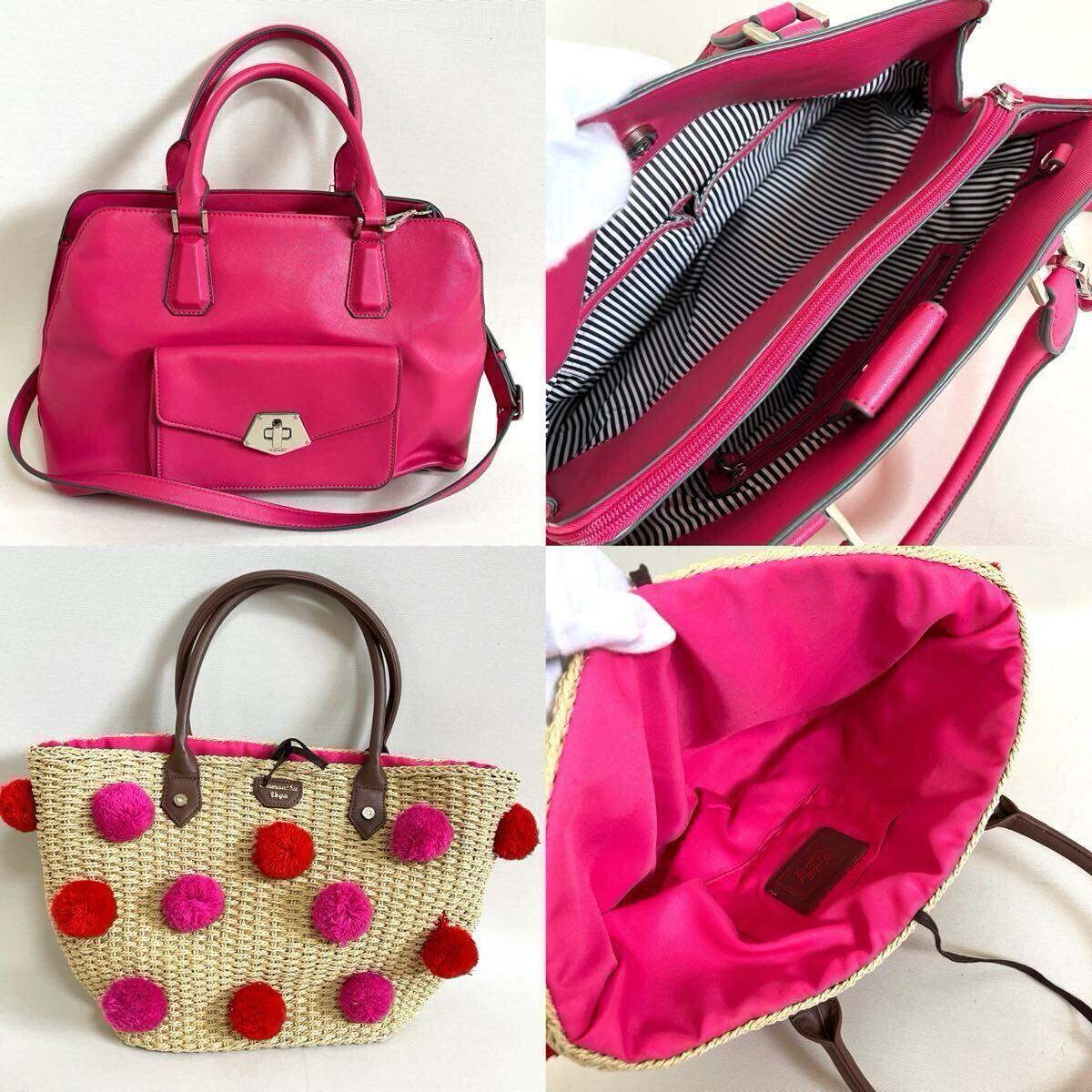 バッグまとめ 15点 トートバッグ ショルダーバッグ ボストンバッグ ヒロフ フルラ ロンシャン ヴァレンティノ POLO MALLET ランセル 他_画像7